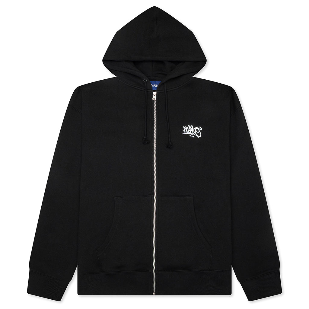 All City Zip Up Hoodie - Black