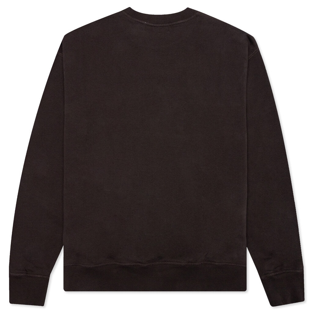 Fleece Workshop Crewneck - Chocolate Torte/Solar Power