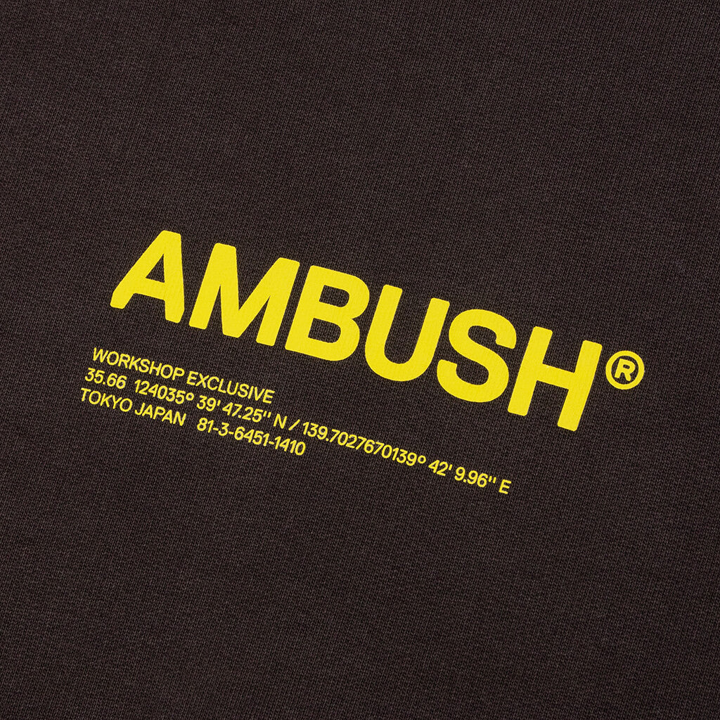 Fleece Workshop Crewneck - Chocolate Torte/Solar Power