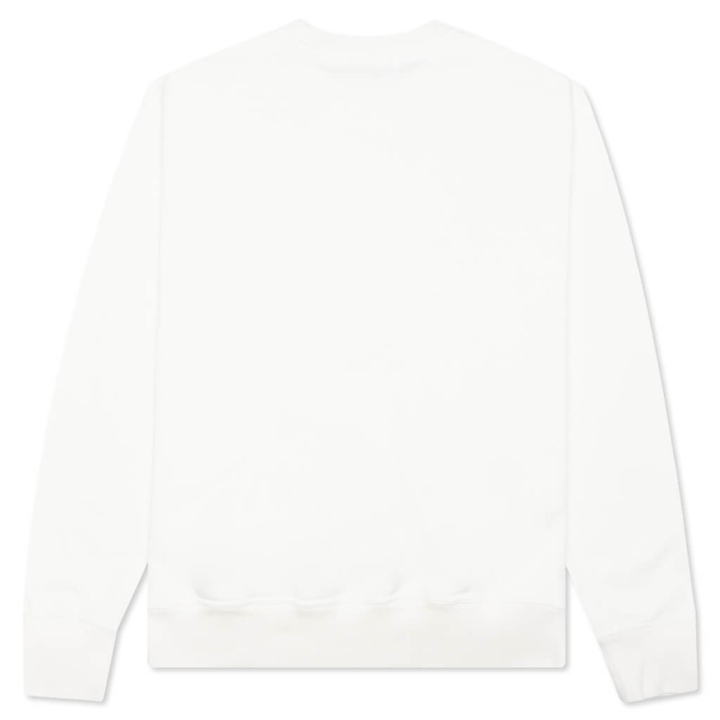 Fleece Workshop Crewneck - Tofu/Black