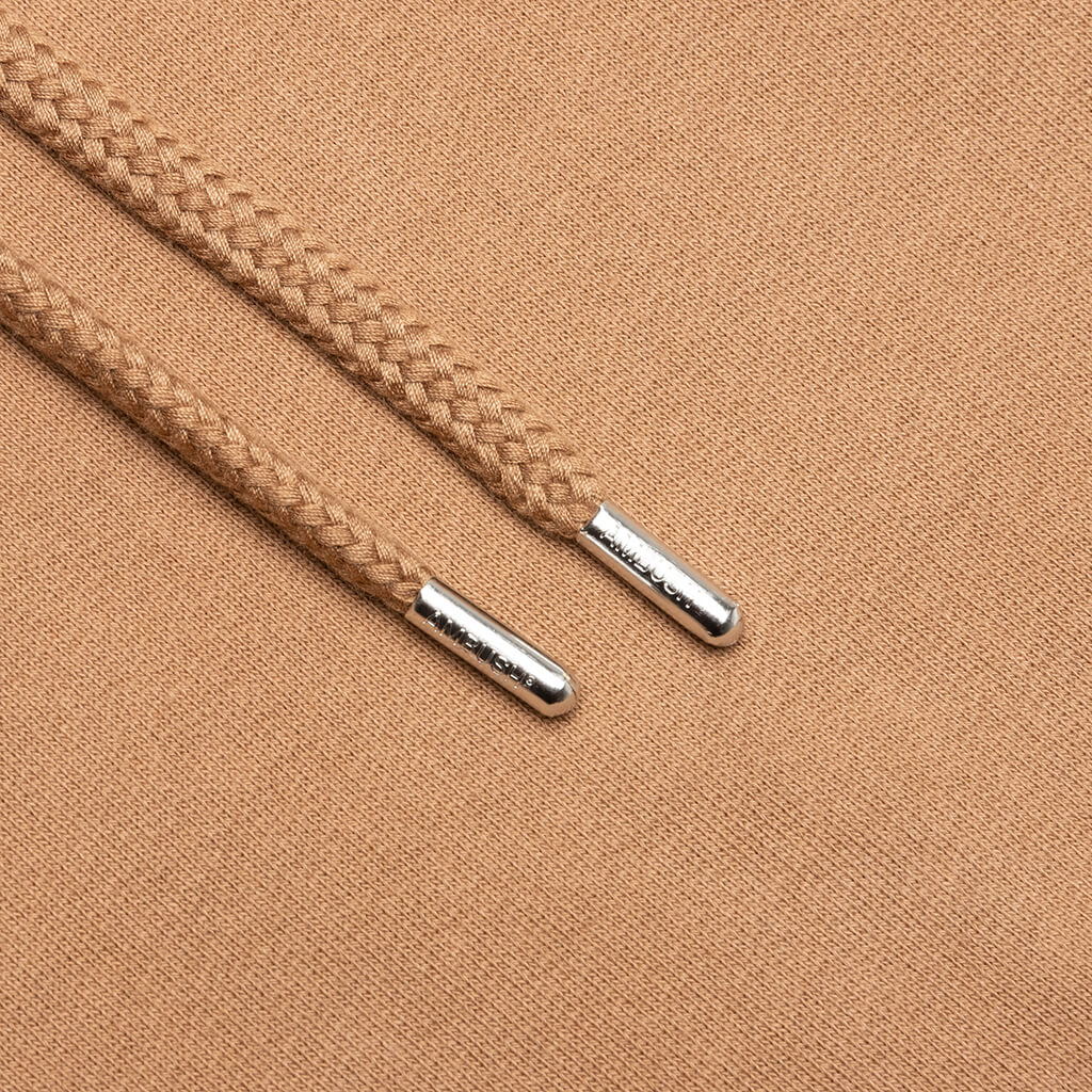 Fleece Workshop Hoodie - Natural/Valiant Poppy
