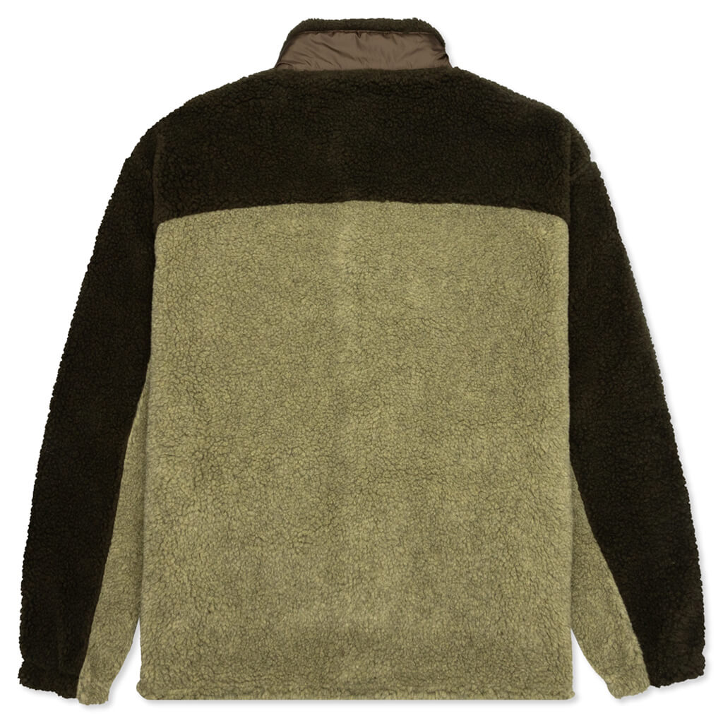 Fleece Zip Top - Military Green/Kaki