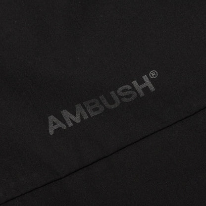 Light Cotton Jacket White Bag - Black