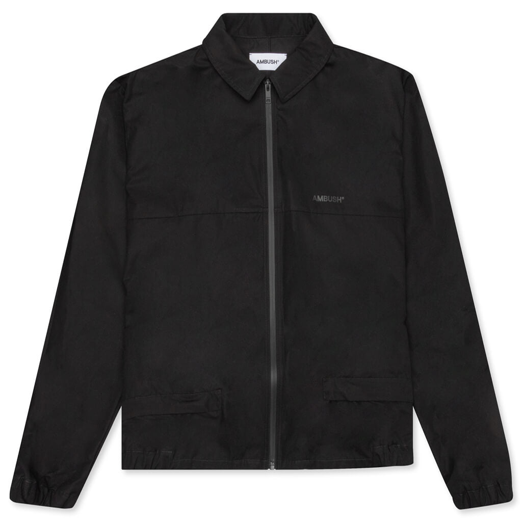 Light Cotton Jacket White Bag - Black