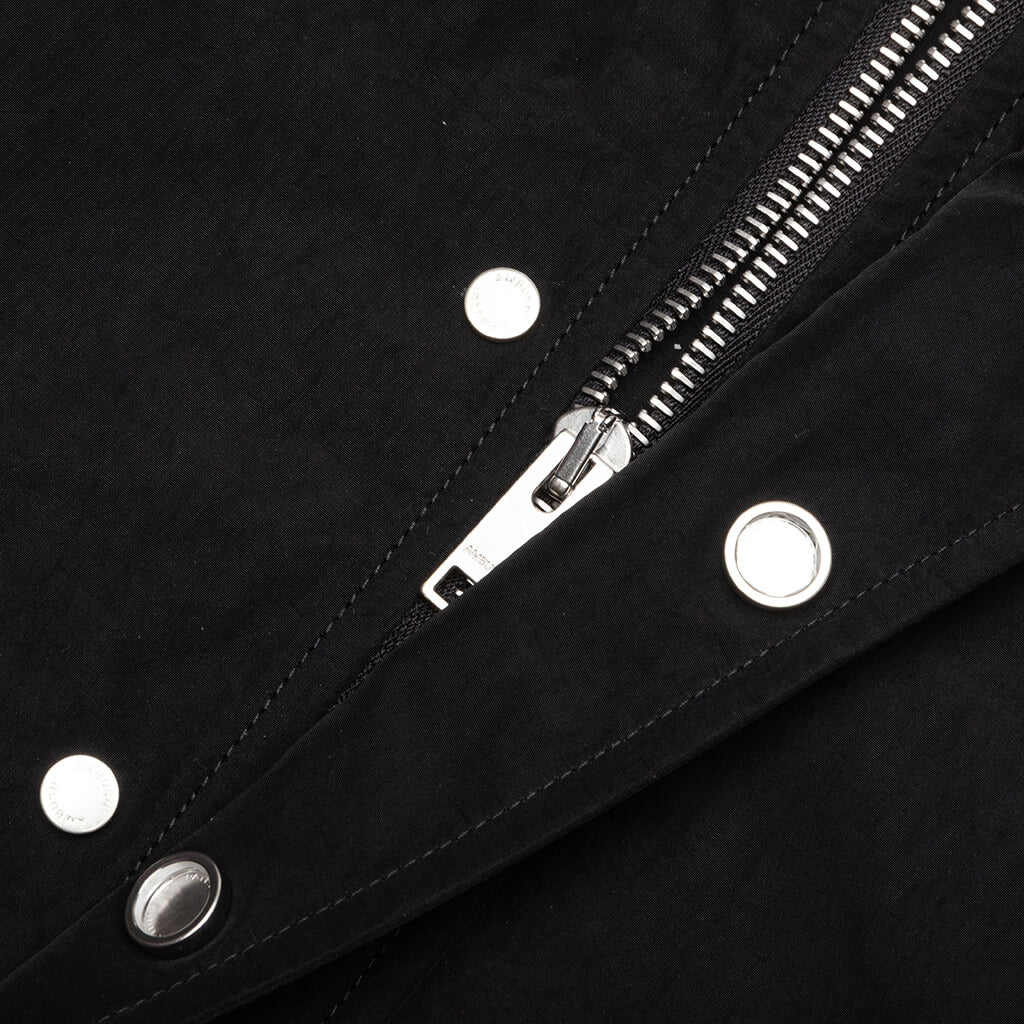 Nylon Multicord Hoodie - Black/Black