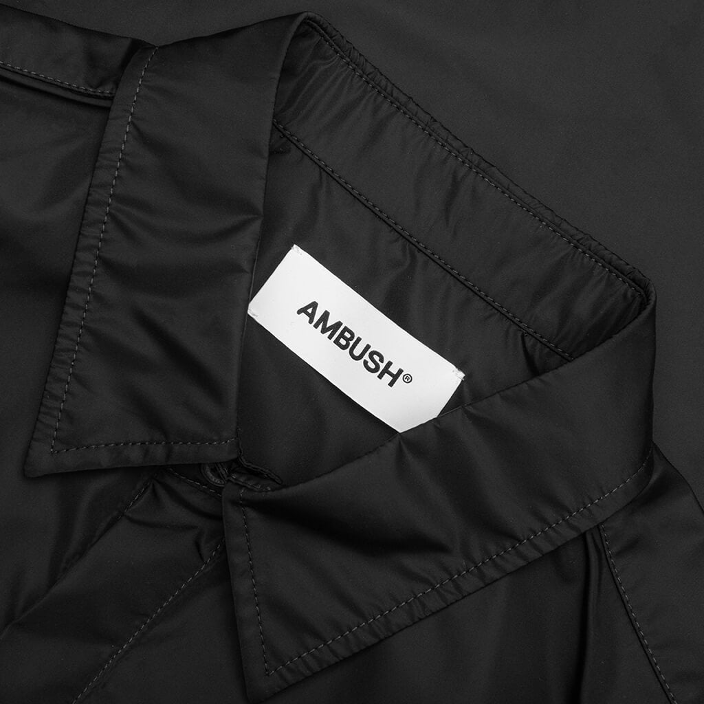 Nylon Pocket S/S Shirt - Black/Black