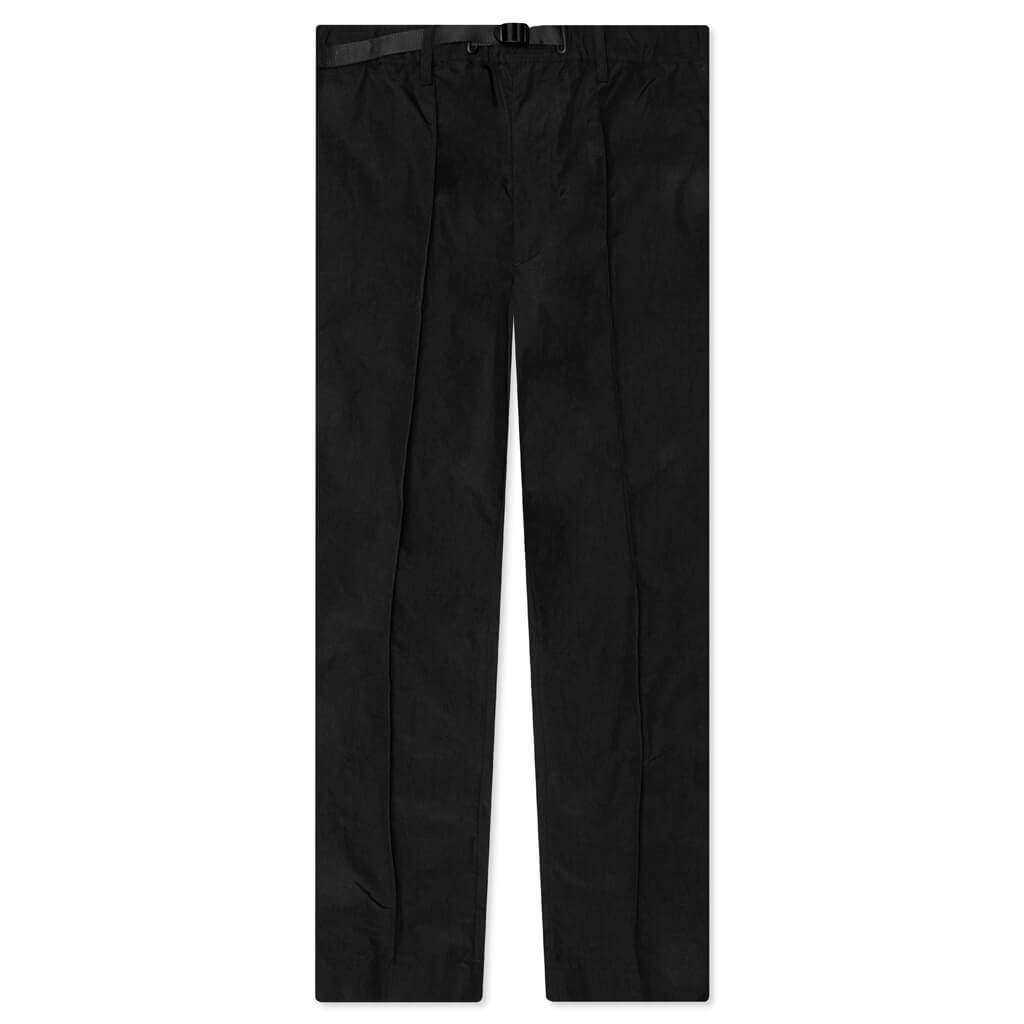 Nylon Track Pants - Jet Black