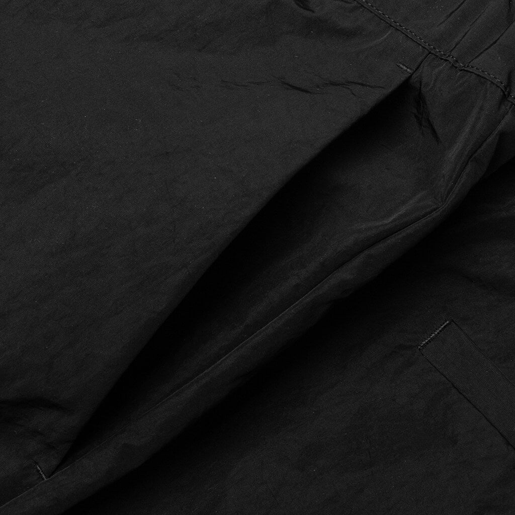 Nylon Track Pants - Jet Black