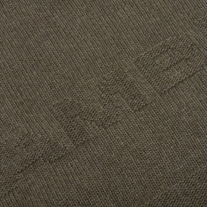 Oversized Logo Knit - Olivine