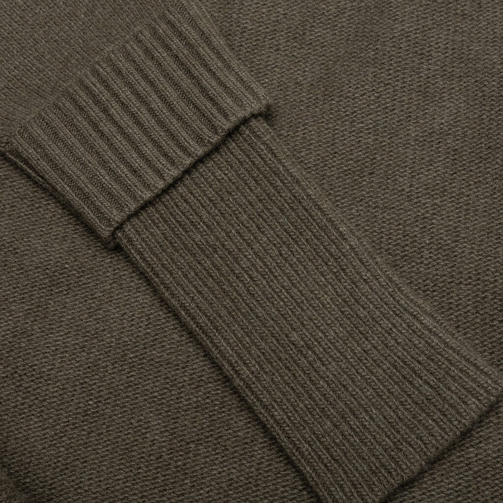 Oversized Logo Knit - Olivine