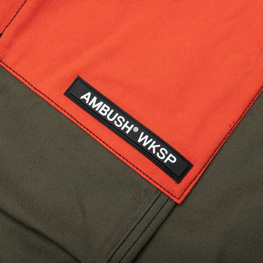 Panelled Cargo Pants - Khaki