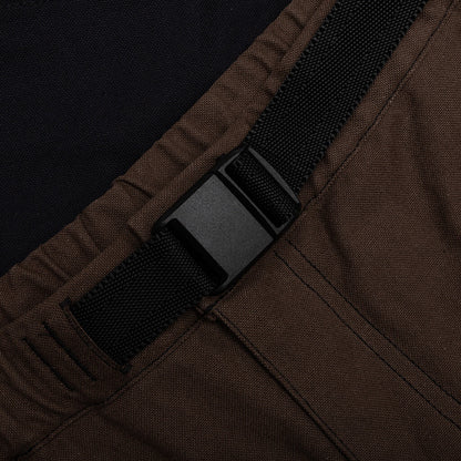 Panelled Cargo Shorts - Brown