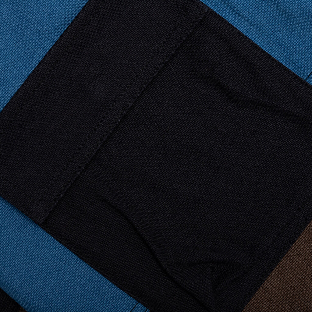 Panelled Cargo Shorts - Brown