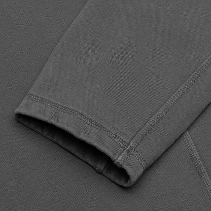 Raw Edge Hoodie - Black/Black