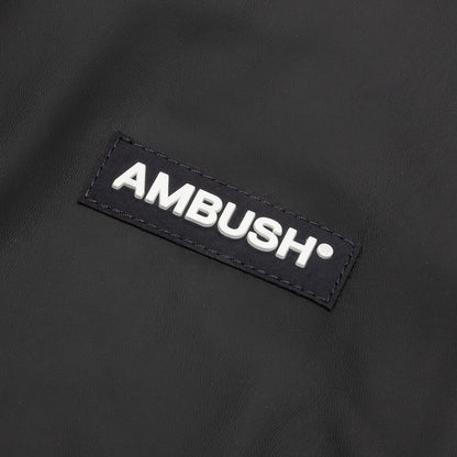 Rubber Coated Hoodie - Black
