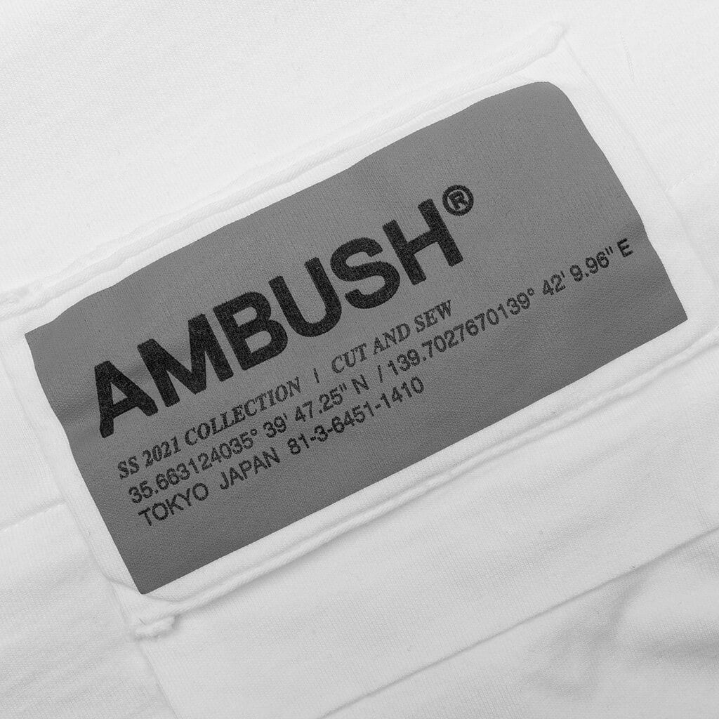 Waist Pocket Jersey T-Shirt - Off White