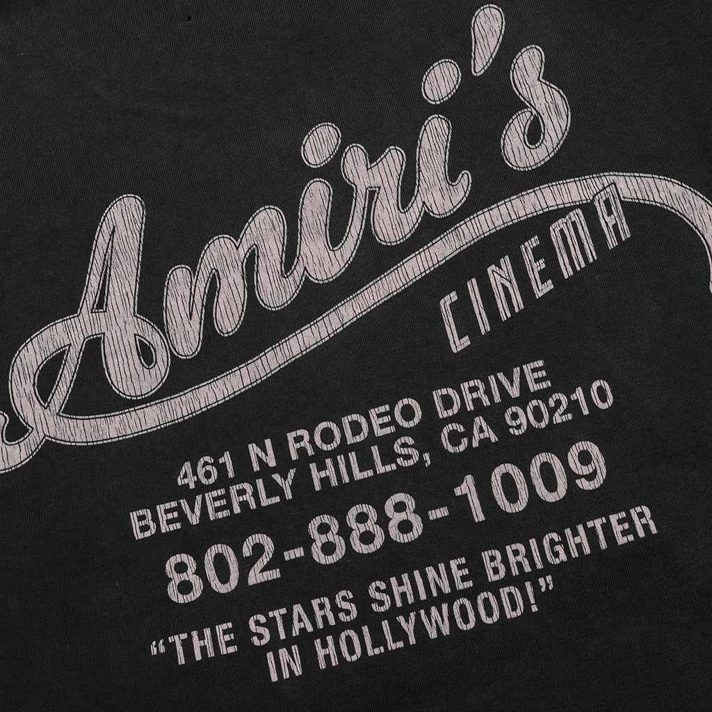 Amiri Cinemas Vintage Tee - Black