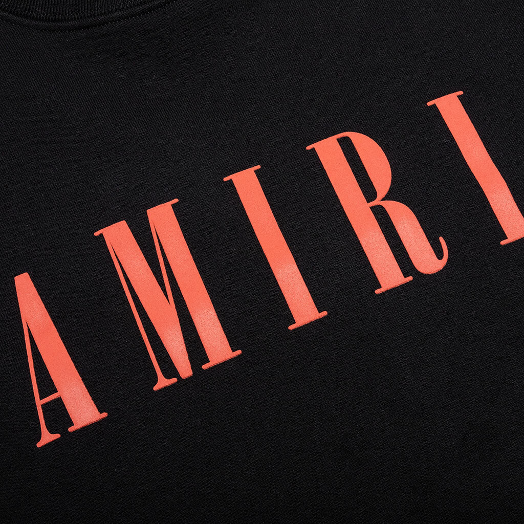 Core Logo Crew - Black/Red