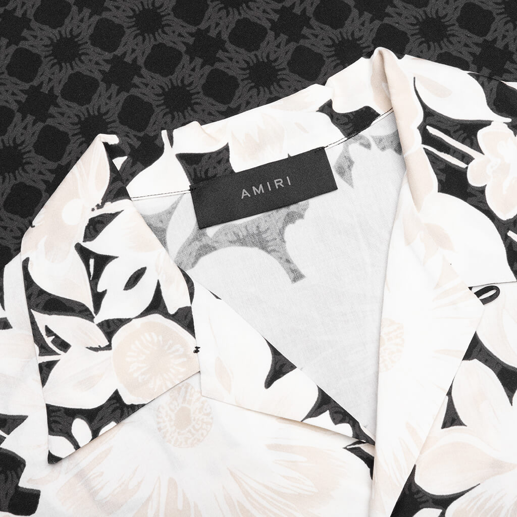 Amiri Garden Camp Shirt - Black
