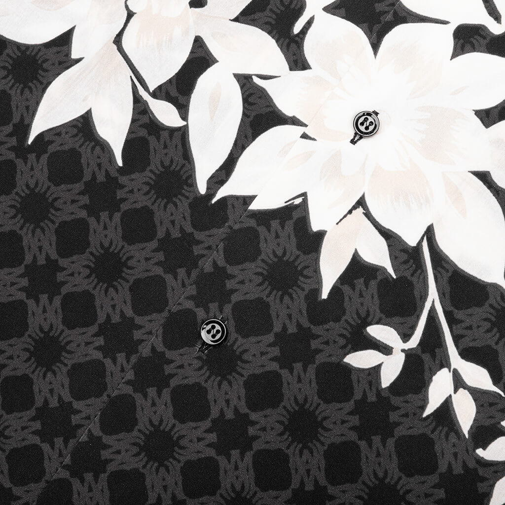 Amiri Garden Camp Shirt - Black