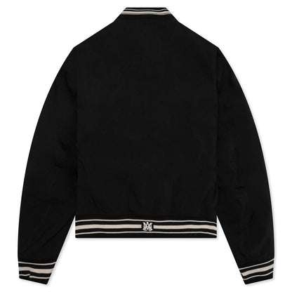 Shrunken Bomber - Black/Alabaster