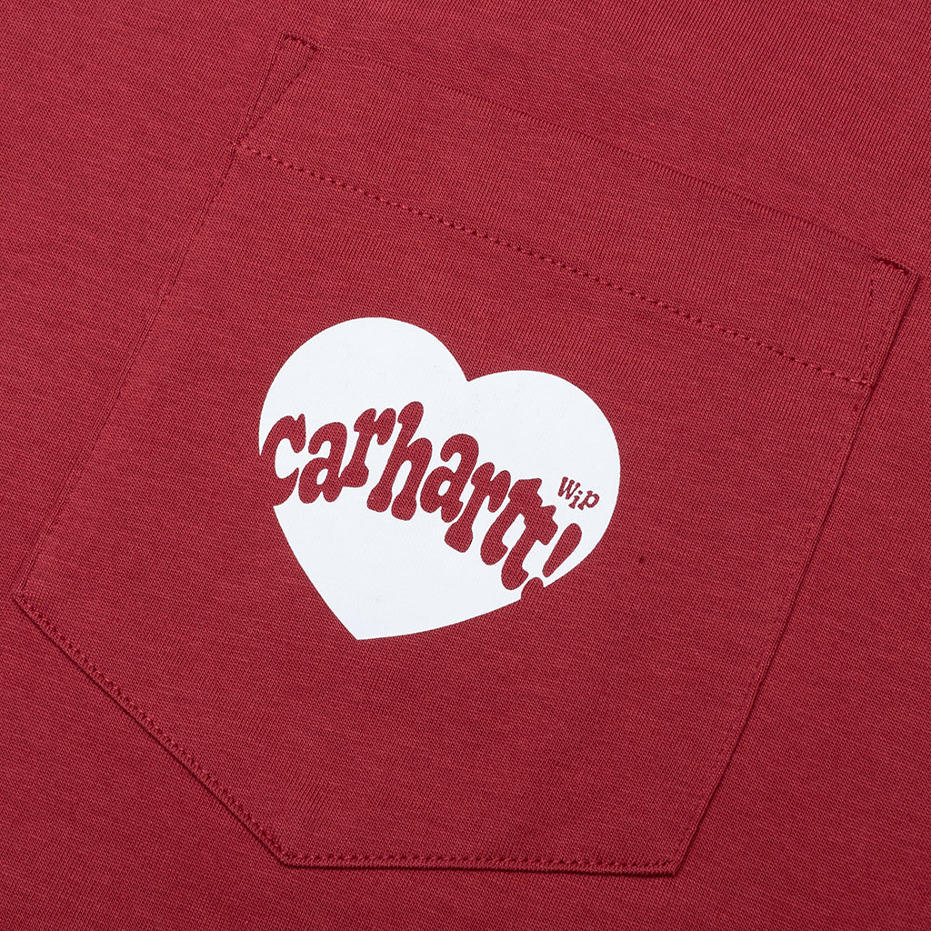 Amour Pocket S/S T-Shirt - Tuscany/White