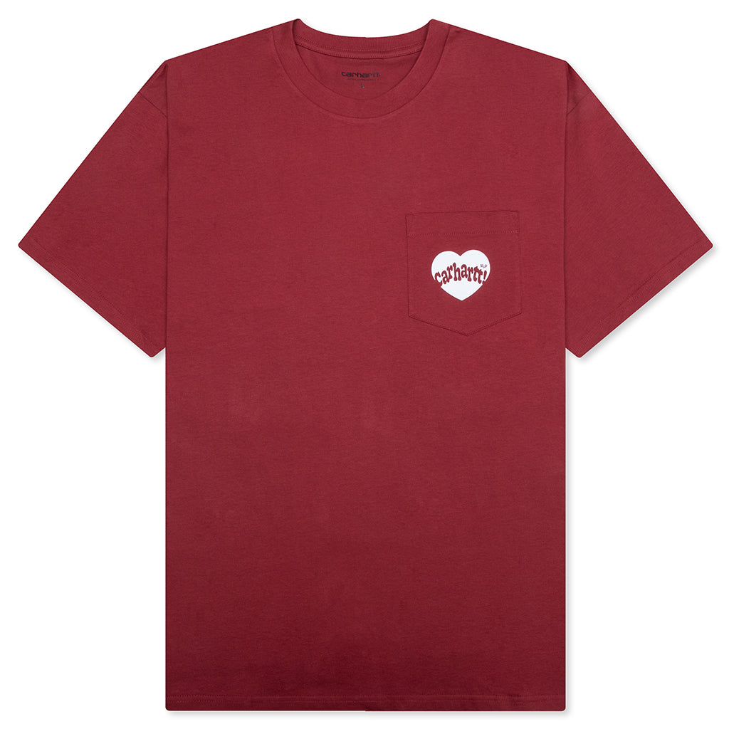 Amour Pocket S/S T-Shirt - Tuscany/White