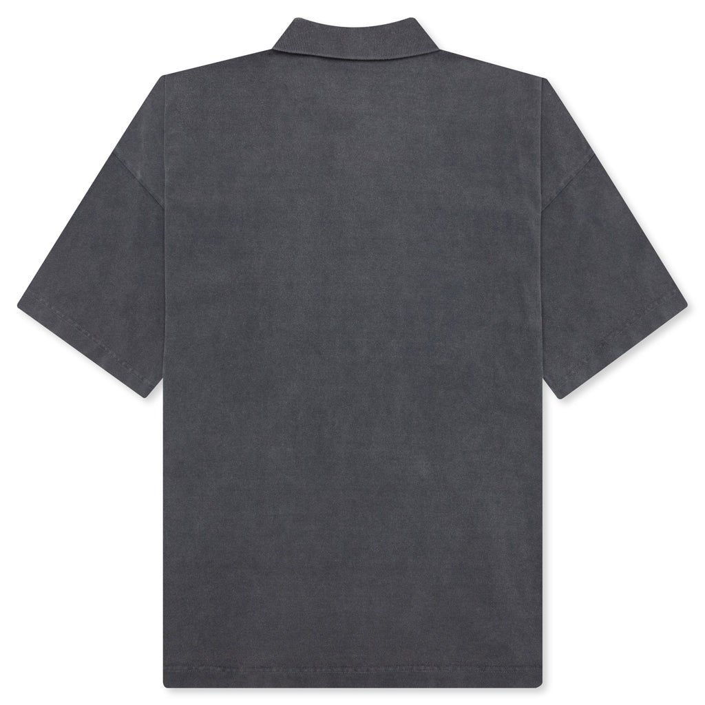 Anchor S/S Polo Shirt - Charcoal