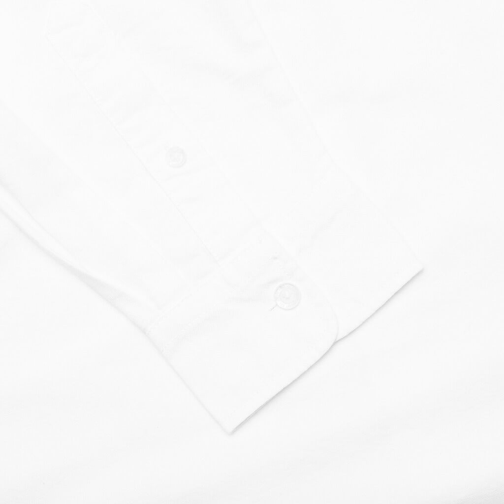 Ape Head One Point Oxford Shirt - White