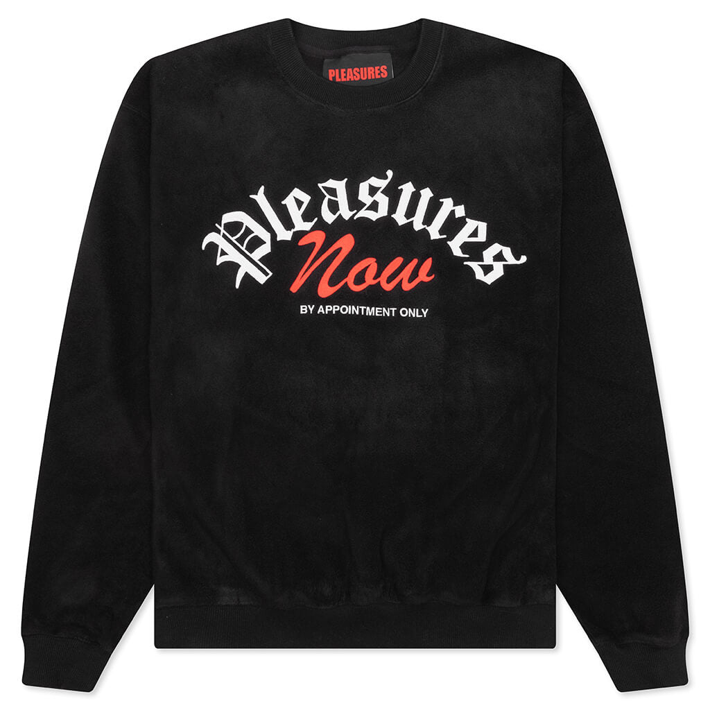 Appointment Fleece Crewneck - Black