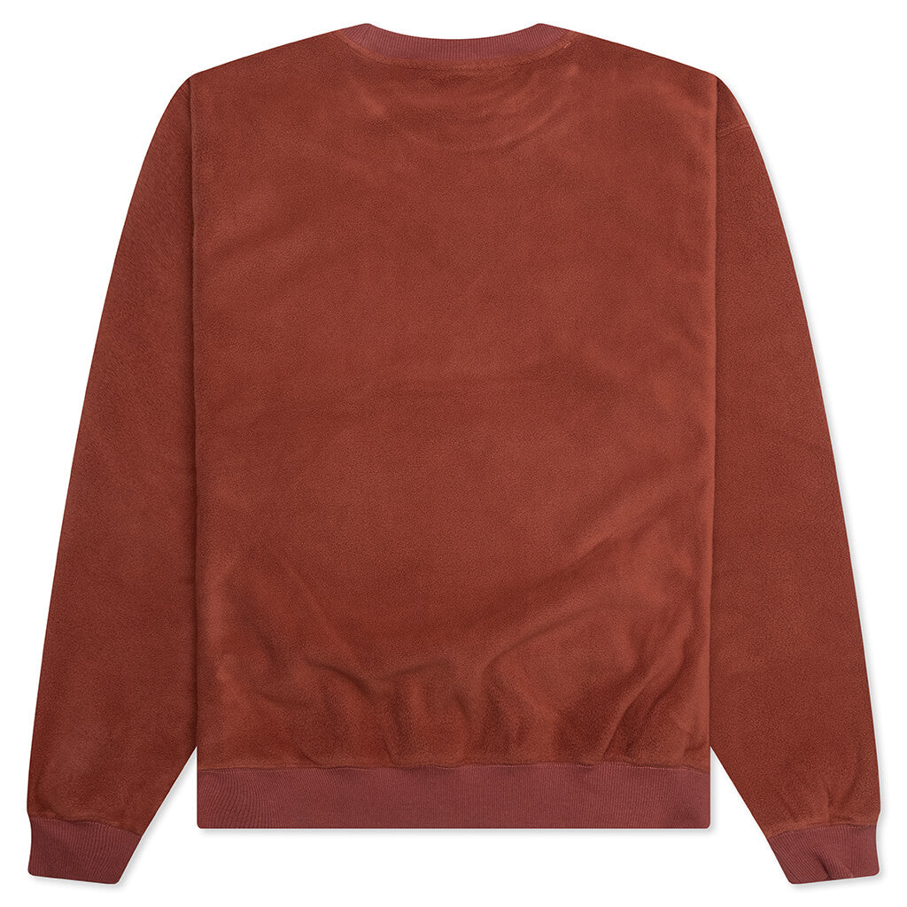 Appointment Fleece Crewneck - Brown