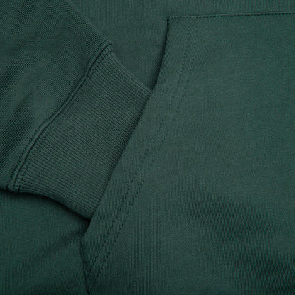 Appointment Only Zip Up Split Hoodie - Green