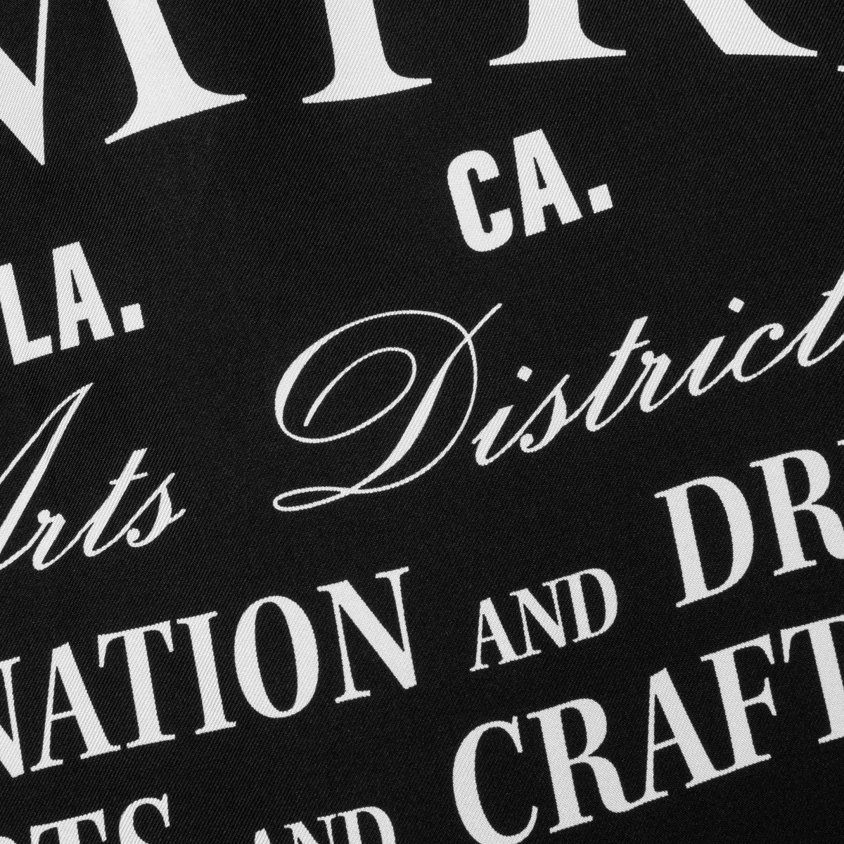 Arts District Silk Shirt - Black