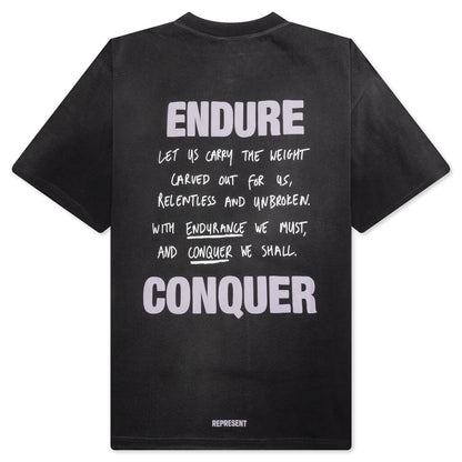 Atlas T-Shirt - Stained Black