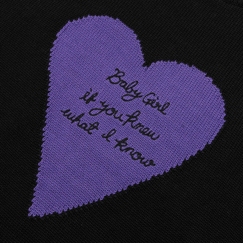 Awake Baby Girl Pullover - Black