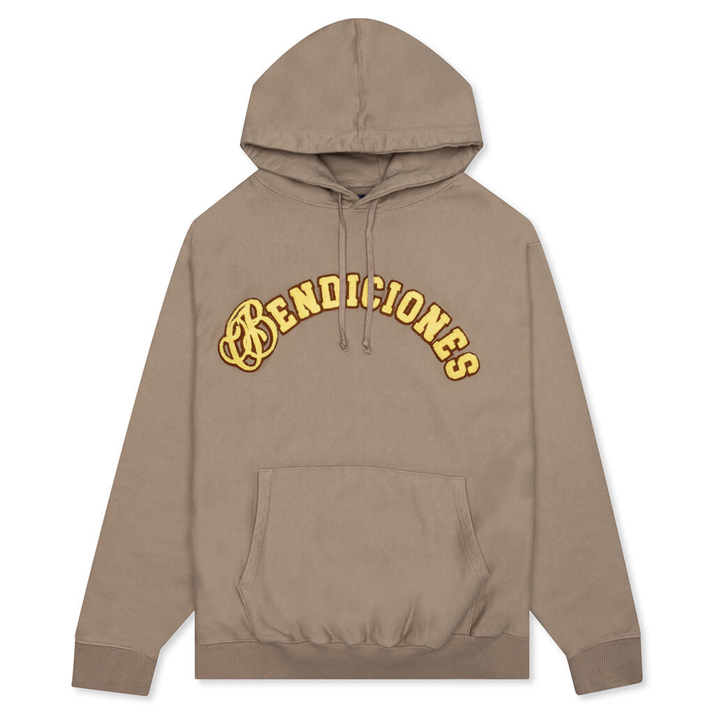 Awake Embroidered Bendiciones Hoodie - Sand