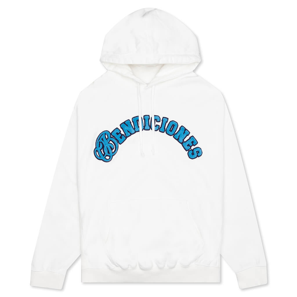 Awake Embroidered Bendiciones Hoodie - White