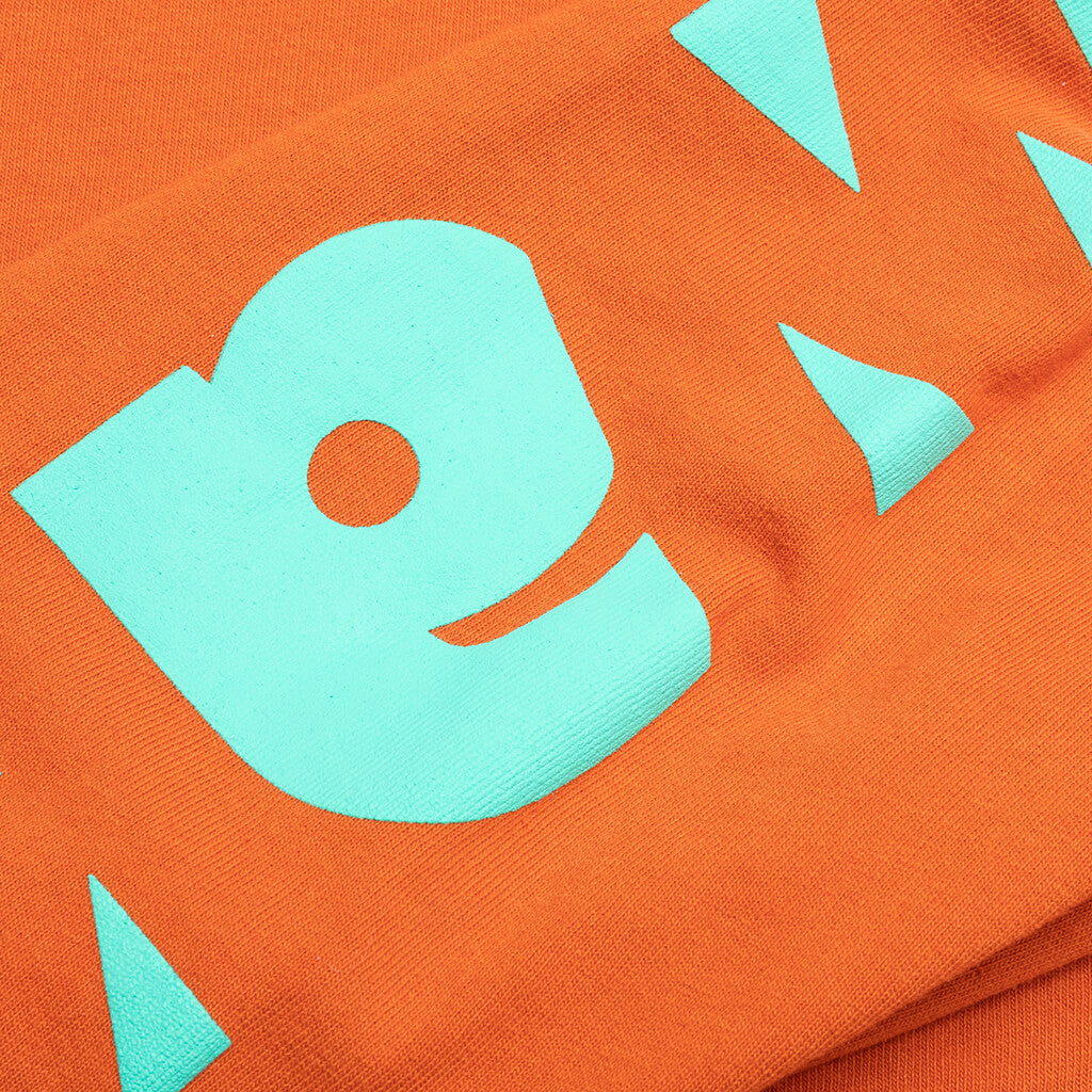 Awake Block Out Logo L/S Tee - Orange