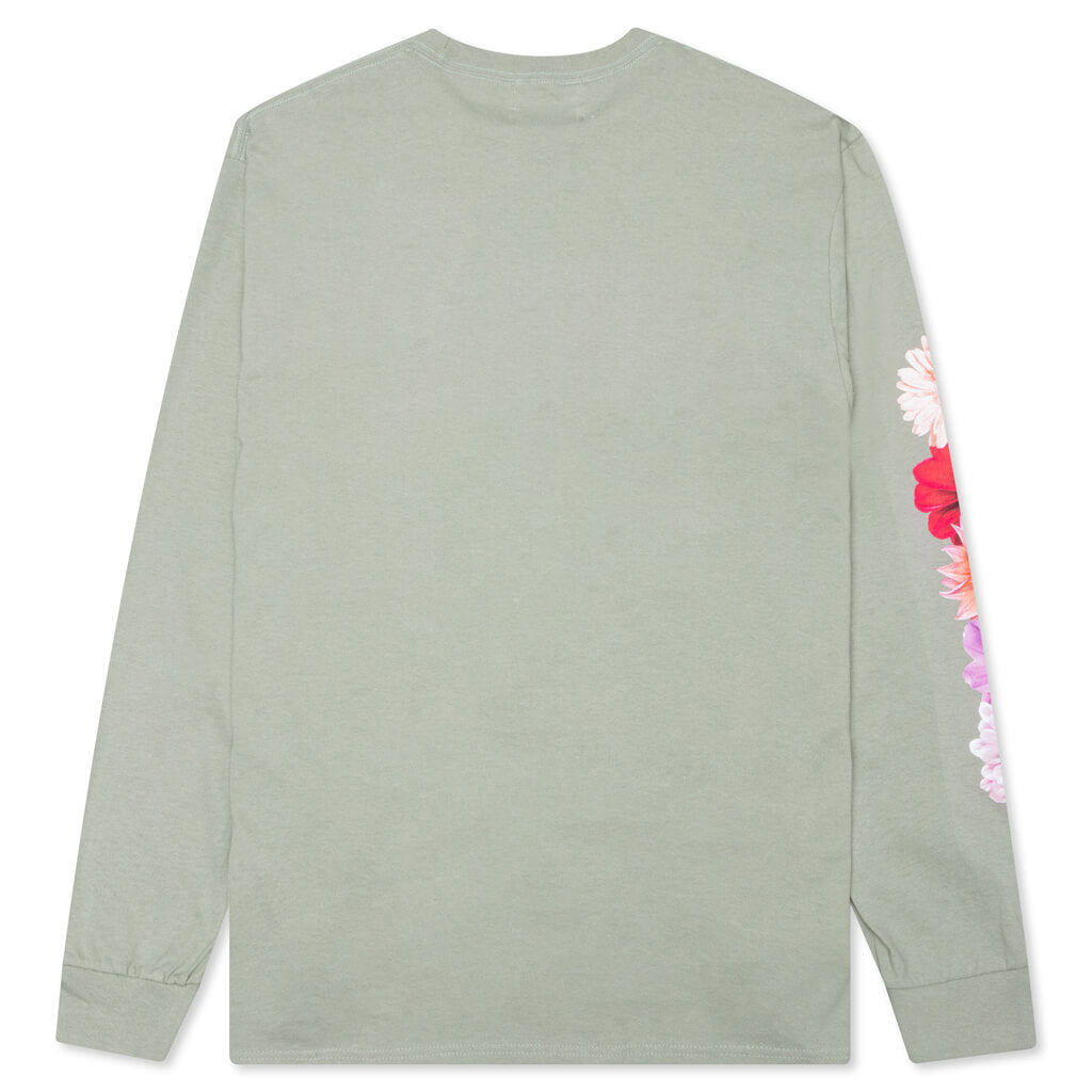 Awake Bloom Logo L/S Tee - Sage