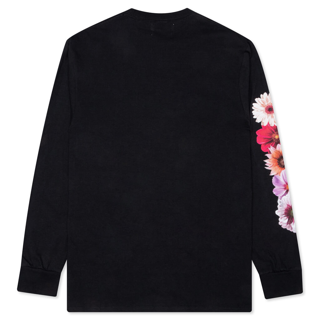 Awake Bloom Logo L/S Tee - Black