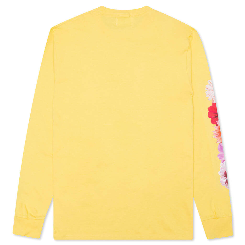 Awake Bloom Logo L/S Tee - Yellow