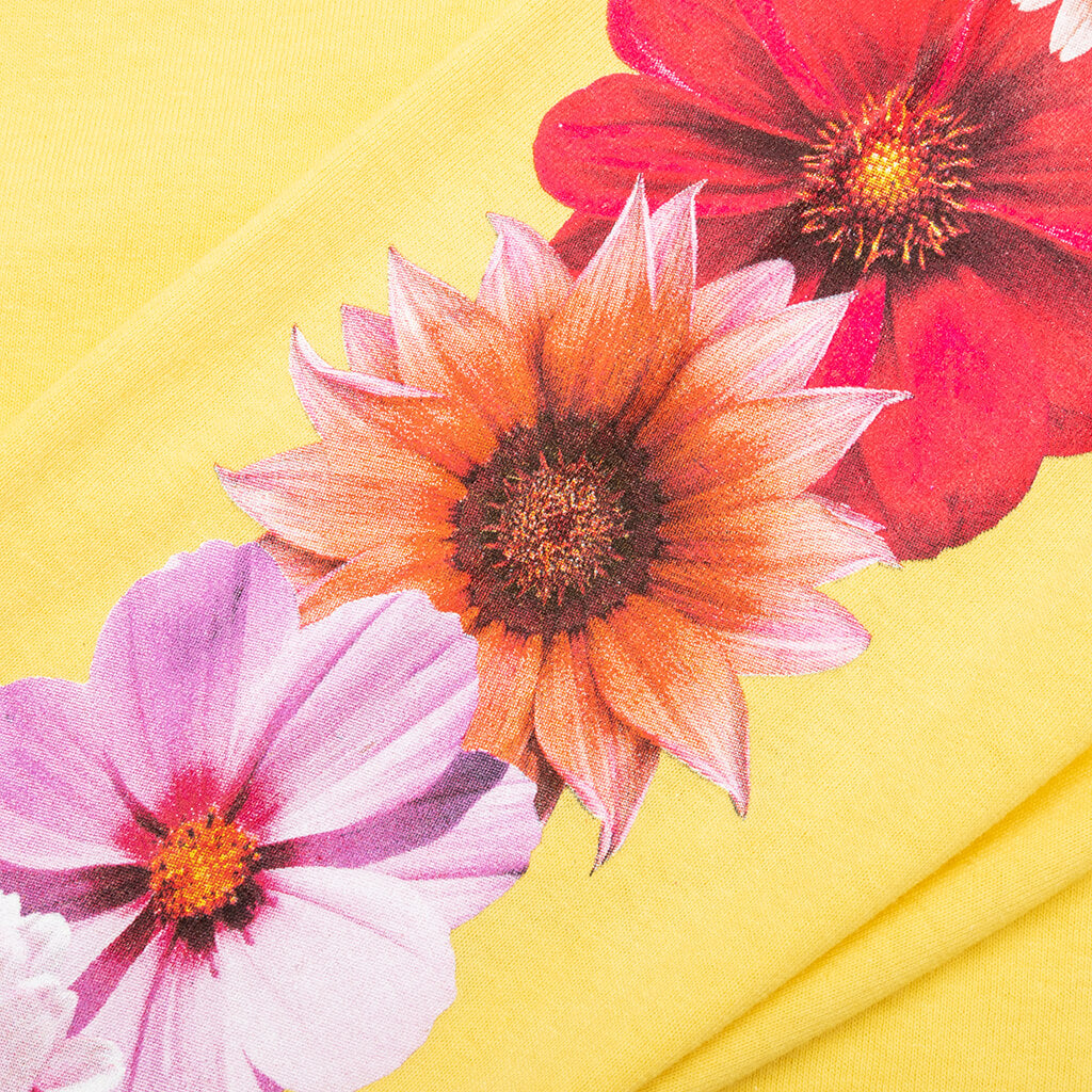 Awake Bloom Logo L/S Tee - Yellow