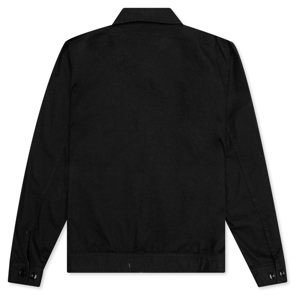 Awake Cargo Collared Military Jacket - Black