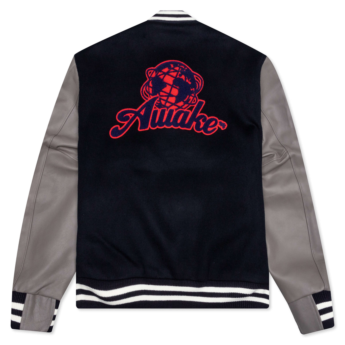Awake Chenille Patches Varsity Jacket - Navy Combo