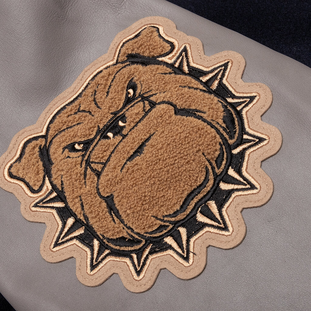 Awake Chenille Patches Varsity Jacket - Navy Combo
