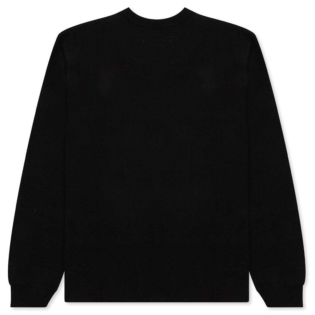 Awake Classic Logo Pocket L/S Tee - Black