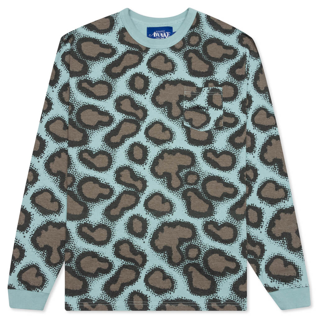 Awake Classic Logo Pocket L/S Tee - Green