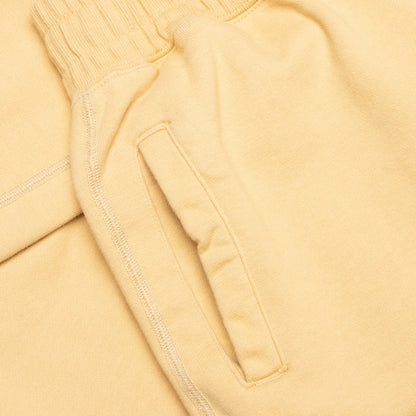 Awake Classic Outline Logo Paneled Embroidered Sweatpants - Mustard