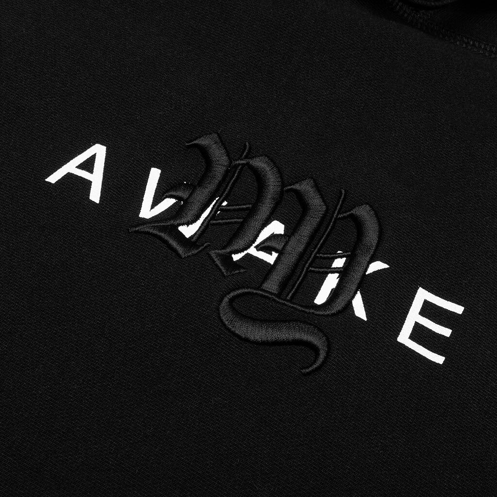 Awake College Logo Hoodie - Black