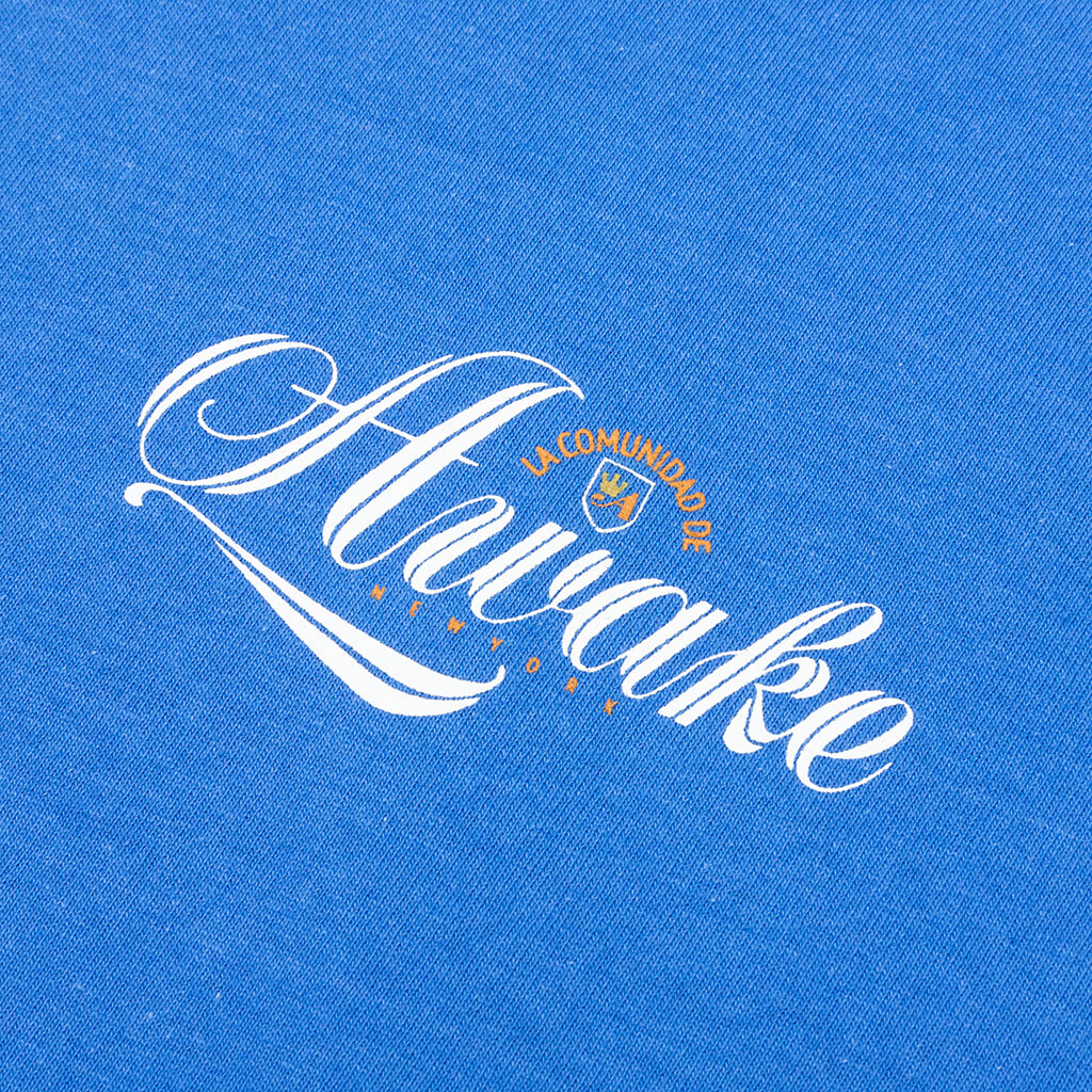 Awake Comunidad Logo Tee - Blue